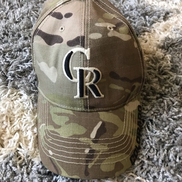colorado rockies camo hat